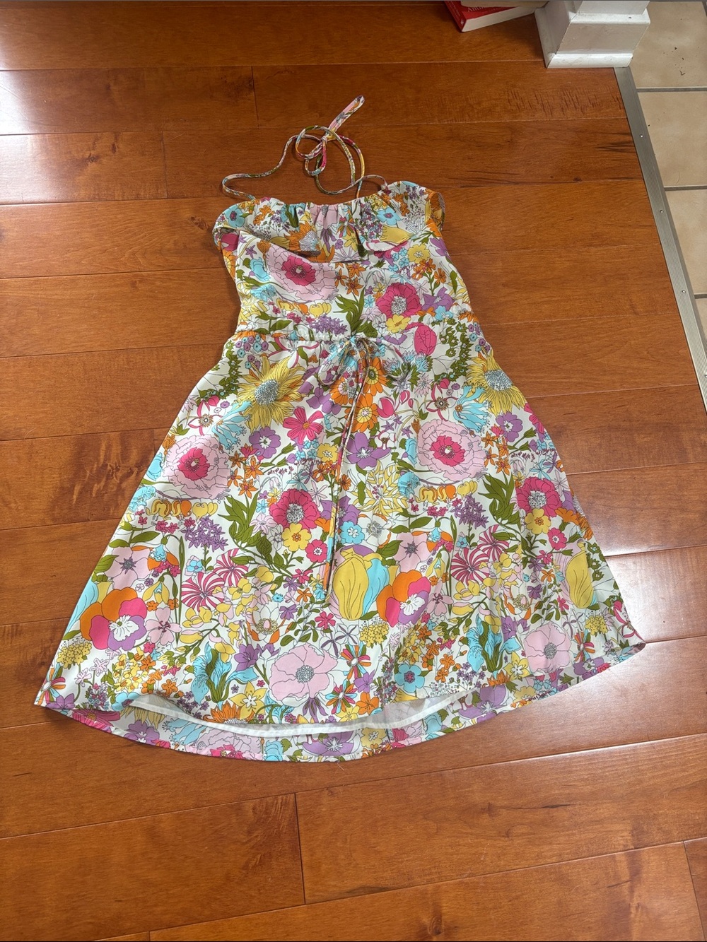 Liberty of London for Target Floral Halter Dress - Pink, Yellow, Green, Blue